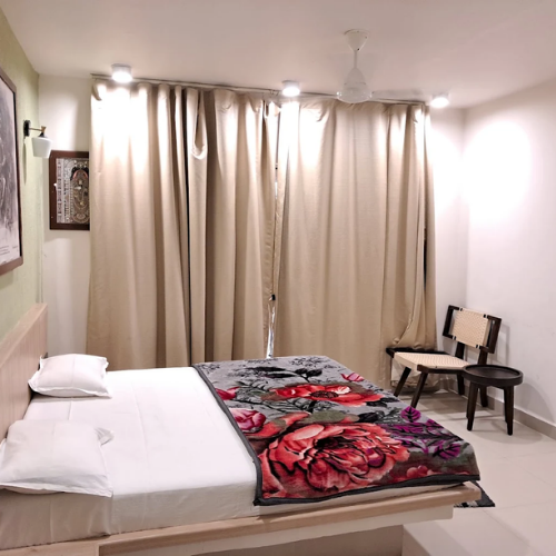 Guest rooms at Karnataka Pravasi Soudha Rooms Tirupati